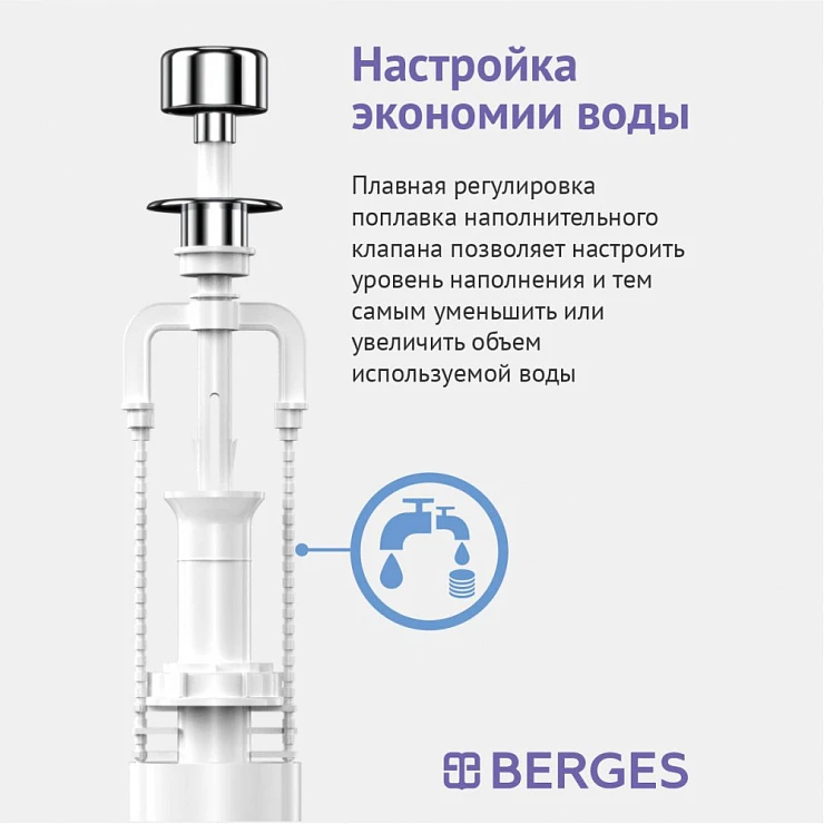 Комплект арматуры BERGES Eko 030202