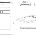 Душевой поддон Allen Brau Infinity 120x90см 8.21003-CGM зеленый