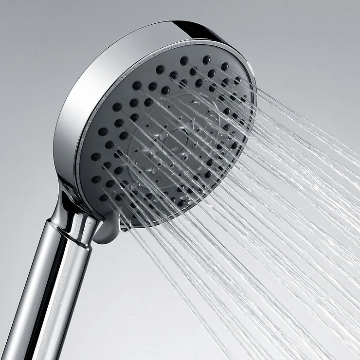 Душевая лейка Wasserkraft A032 пластик, хром