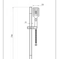 Смеситель встраиваемый для душа Bravat Phillis PB856101CP-2-ENG хром