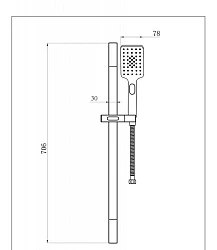 Смеситель встраиваемый для душа Bravat Phillis PB856101CP-2-ENG хром