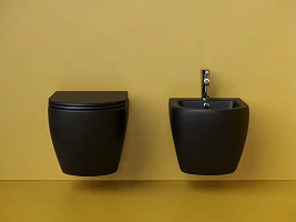 Унитаз подвесной Ceramica Nova Metropol CN4002TMB черный матовый