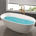 Акриловая ванна ESBANO Sophia 170x85 ESVASOPHW белая глянцевая