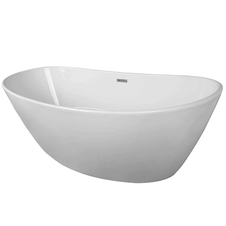 Акриловая ванна Azario EASTON 180x82x60 с сифоном AZ-1337 белая глянцевая