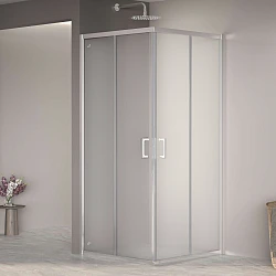 Душевой уголок RGW PA-030 100x100 см 350803000-21 профиль хром, стекло матовое-сатинат