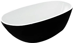 Акриловая ванна ESBANO Sophia 170x85 ESVASOPHB черная глянцевая
