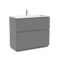 Тумба под раковину Sancos Folk Floor 100 FL100FES напольная, Ergraut soft