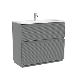 Тумба под раковину Sancos Folk Floor 100 FL100FES напольная, Ergraut soft
