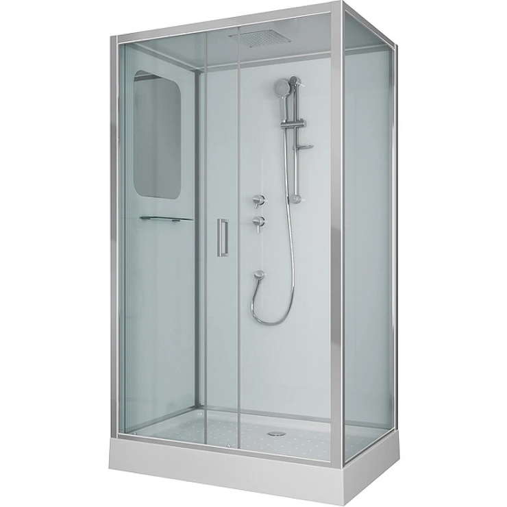 Душевая кабина Niagara Premium 120х80см NG-6012-01QL профиль хром