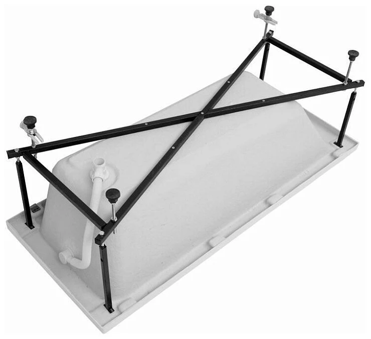 Каркас для ванны Aquanet Bright 165x70