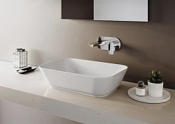 Раковина накладная VitrA Geo 7425B003-0012 белая глянцевая