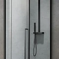 Душевой уголок Aquanet Ideal 140x90см AE-AXC94MB-S-B профиль черный, стекло пр