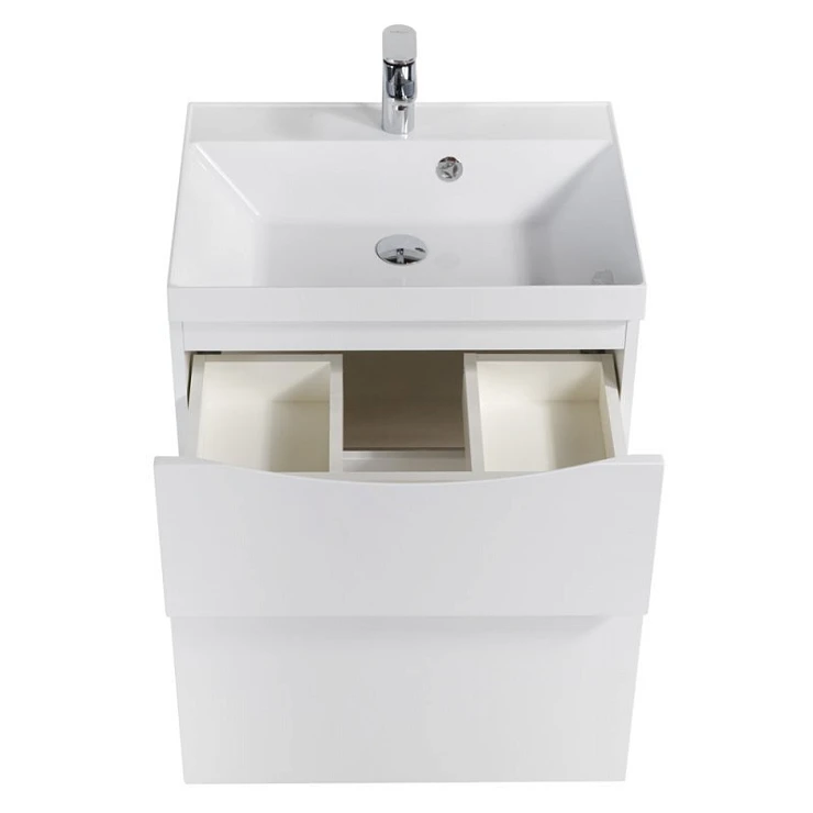 Тумба под раковину BelBagno Marino 70 MARINO-H60-700-2C-SO-BL-P белая глянцевая
