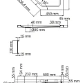 Душевой поддон Wasserkraft Isen 90x90см 26T11 белый