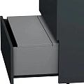 Тумба с раковиной AM.PM Gem S 75 напольная, графит матовый
