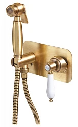 Гигиенический душ Cezares APHRODITE-DIF-02-Bi со смесителем, бронза