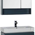 Мебель для ванной Aquanet Виго 80 сине-серый