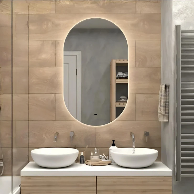 Зеркало Art&Max TORINO AM-Tor-600-1000-DS-C с подсветкой 