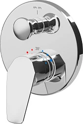 Смеситель встраиваемый для душа AM.PM Gem F9085000 хром