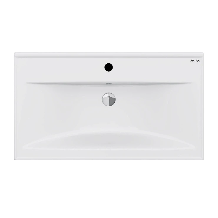 Раковина встраиваемая AM.PM X-Joy 80см M85AWCC0802WG белая глянцевая