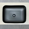 Раковина накладная Comforty T-Y9378MB черная матовая