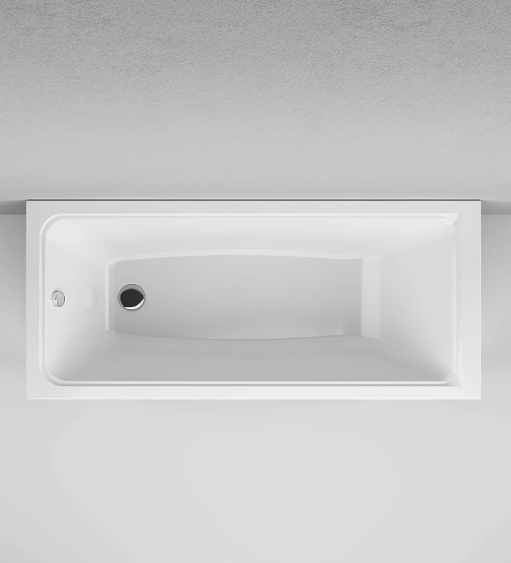 Акриловая ванна AM.PM Gem 160x70 W90A-160-070W-A белая глянцевая