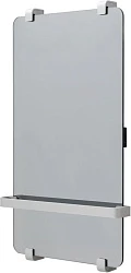Полотенцесушитель электрический Allen Brau Infinity 80x44 см 00288917 серебро браш