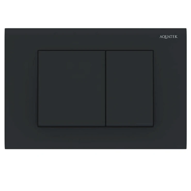 Комплект унитаз Set Aquatek Вега AQ1905-00+инсталляция Aquatek 50 INS-0000012 с кнопкой черной 5в1