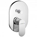 Смеситель встраиваемый для душа Bravat Gina PB865104CP-2-ENG хром