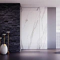 Душевая перегородка Veconi Korato KR-81 80см KR81-80-01-C5 профиль хром, стекло прозрачное