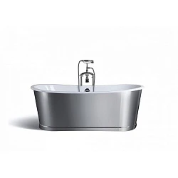 Чугунная ванна Aquanet Sharking 170x75 SW-1012B серая глянцевая