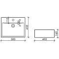 Раковина накладная Ceramica Nova Element CN6040 белая матовая