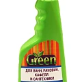 Средство чистящее GREEN для ванн, раковин, кафеля и сантехники 450 г