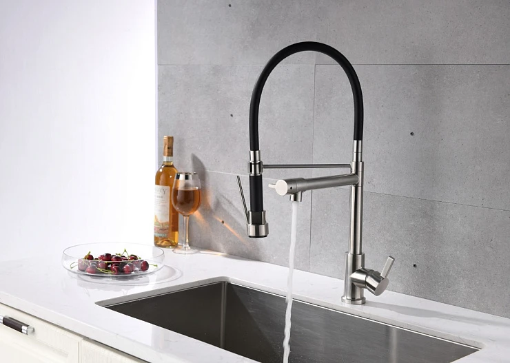Смеситель для кухни BelBagno BB-LAM50-IN сатин