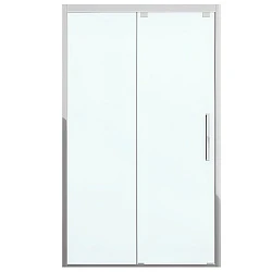 Душевая дверь в нишу Bravat Stream 120x200см BD120.4103S профиль хром, стекло прозрачное