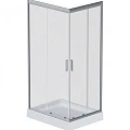 Душевой уголок AM.PM Gem 100x80см W90G-404-100280-MT профиль хром, стекло прозрачное
