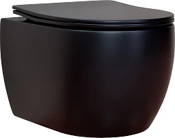 Унитаз подвесной Ceramica Nova Play CN3001MB черный матовый