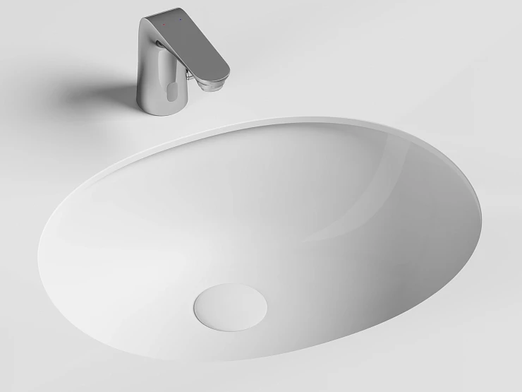 Раковина встраиваемая под столешницу Ceramica Nova Element 56см CN6043 белая