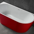 Акриловая ванна ABBER 170x80 AB9216-1.7R красная глянцевая