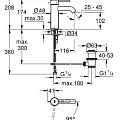 Смеситель для раковины Grohe Essence New 23591001 хром