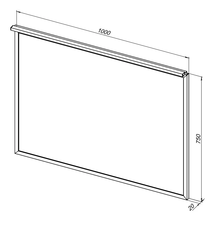 Зеркало Allen Brau Priority 100 1.31017.BB черный браш