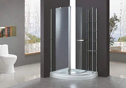 Душевой уголок Cezares Elena 120x90см ELENA-RH-1-120/90-C-Cr-R профиль хром, стекло прозрачное