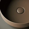 Раковина накладная Ceramica Nova Element CN6022MDB коричневый матовый