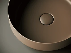 Раковина накладная Ceramica Nova Element CN6022MDB коричневый матовый