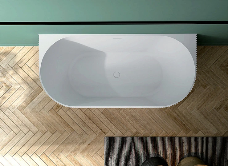 Акриловая ванна ABBER 170x80 AB9330-1.7 белая глянцевая