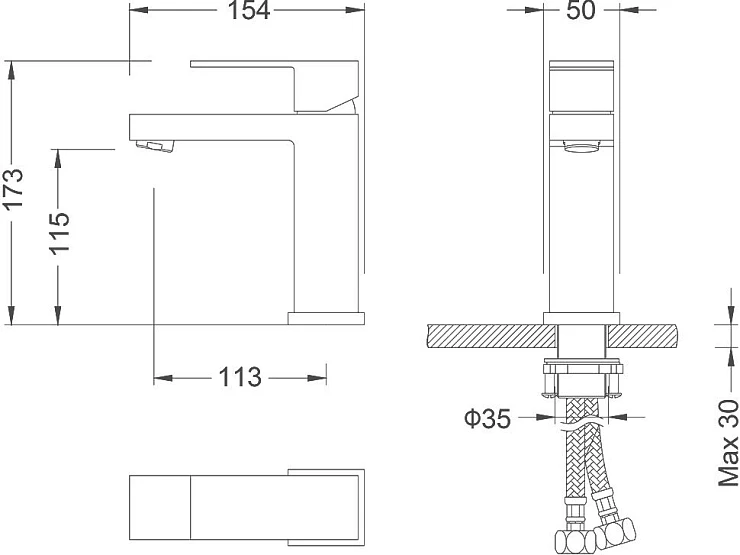 Смеситель для раковины Timo Selene 2061/17F золото матовое