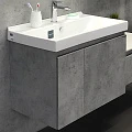 Тумба с раковиной Comforty Осло 80 00-00000836CF бетон светлый