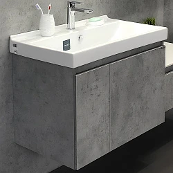 Тумба с раковиной Comforty Осло 80 00-00000836CF бетон светлый