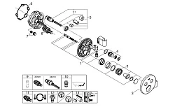 Термостатический смеситель Grohe Grohtherm SmartControl 29120000 для душа, хром