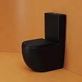 Унитаз-компакт Ceramica Nova Metropol CN4001TMB черный матовый